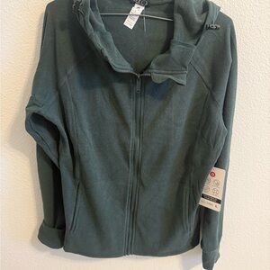 Green Zip-Up Hoodie